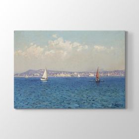 Fausto Zonaro - Fransız Rivierası Tablosu