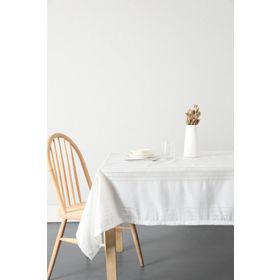 Favora Açelya 160x220 Ekru Leke Tutmaz Masa Örtüsü