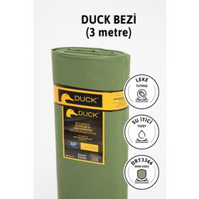 Favora Premier 3 mt Haki Metrelik Duck Keten Su İtici Bez Kumaş