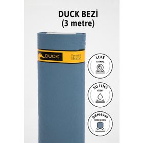 Favora Premier 3 mt İndigo Metrelik Duck Keten Su İtici Bez Kumaş