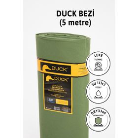 Favora Premier 5 mt Haki Metrelik Duck Keten Su İtici Bez Kumaş