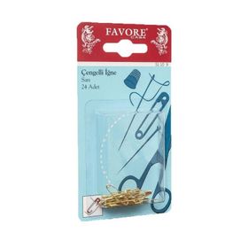 Favore Sarı Çengelli İğne