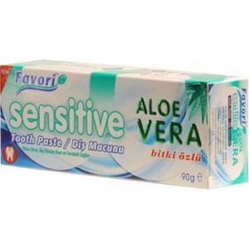 Favori Sensitive Aloe Vera 90 gr Bitki Özlü Diş Macunu