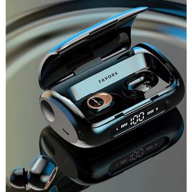 Favors Powerbankli Bluetooth Kulaklık Extra Bass