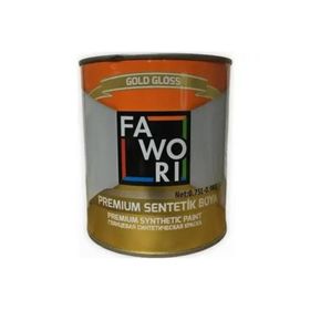 Fawori 0,75 lt Siyah Parlak Sentetik Yağlı Boya