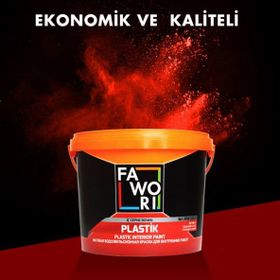 Fawori 20 kg Beyaz Plastik Antibakteriyel İç Cephe Boyası