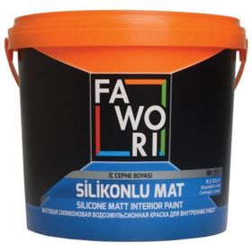 Fawori 2,5 lt Nil Yeşili Silikonlu Mat Su Bazltı İç Cephe Boyası