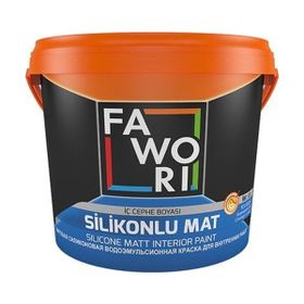Fawori 3,5 kg Bal Sarısı Silikonlu Mat Su Bazlı İç Cephe Boyası