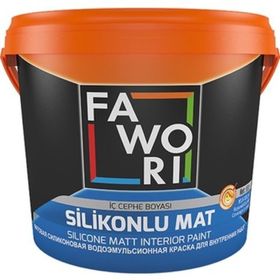 Fawori 3,5 kg Bal Sarısı Silikonlu Mat Su Bazlı İç Cephe Boyası