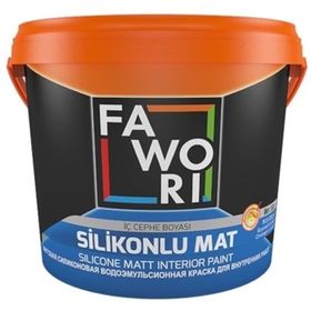 Fawori Badem 7.5 lt Silikonlu Mat İç Cephe Duvar Boyası