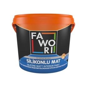 Fawori Badem 7.5 lt Silikonlu Mat İç Cephe Duvar Boyası