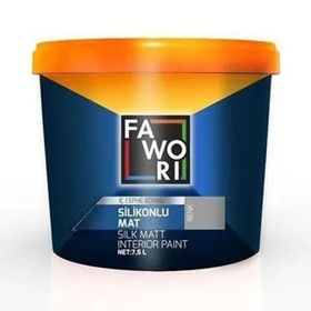 Fawori Çay Yeşili 7.5 Kg Silikonlu Mat İç Cephe Boyası