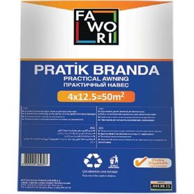 Fawori Ekstra Dayanıklı 4x12.5 50 m2 Pratik Branda