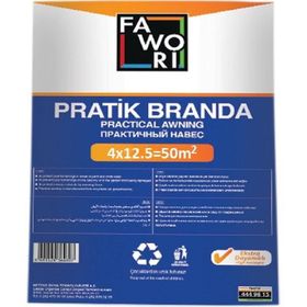 Fawori Ekstra Dayanıklı 4x12.5 50 m2 Pratik Branda