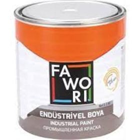 Fawori İdeal Parlak Endüstriyel Mat Siyah 0.75 kg Boya