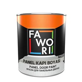 Fawori Koyu Kahve 2.5 lt Su Bazlı Yarı Mat Panel Kapı Boyası
