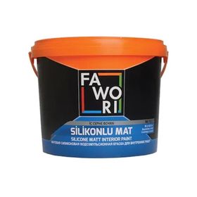 Fawori Kum Beyazı 7,5 lt Silikonlu Mat İç Cephe Duvar Boyası