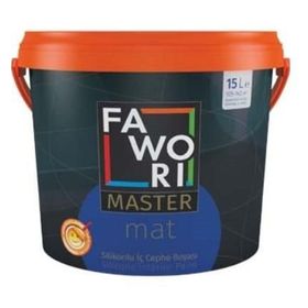 Fawori Master Mat 15 lt Kanvas Silikonlu İç Cephe Boyası
