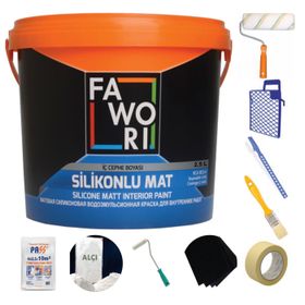Fawori Master Mat 2.5 lt Limoni Silikonlu İç Cephe Boyası
