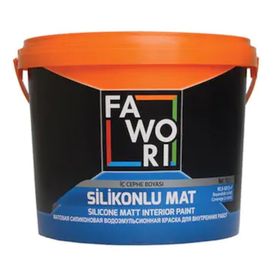 Fawori Mat 7.5 lt Beyaz Silikonlu İç Cephe Duvar Boyası