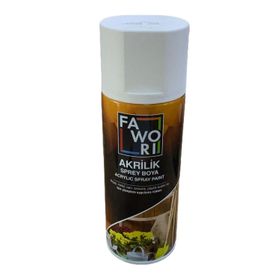 Fawori Mat Beyaz 400 ml Akrilik Sprey Boya