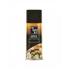 Fawori Mat Siyah 400 ml Akrilik Sprey Boya