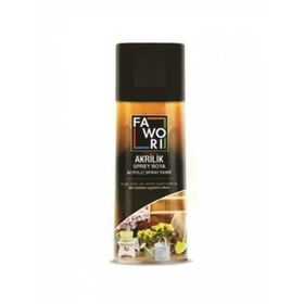 Fawori Mat Siyah 400 ml Akrilik Sprey Boya