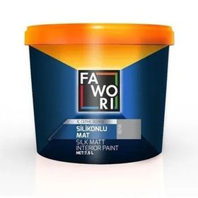 Fawori Pudra 7.5 Kg Kg Silikonlu Mat İç Cephe Boyası