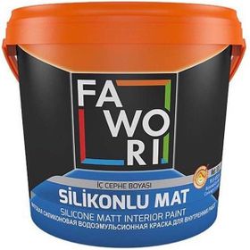 Fawori Pudra Kahve 3.5 kg Silikonlu Mat İç Cephe Boyası