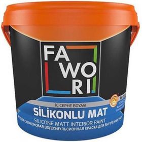 Fawori Pudra Kahve 3.5 kg Silikonlu Mat İç Cephe Boyası