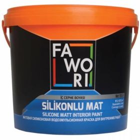 Fawori Pudra Mavi 7,5 lt Silikonlu Mat İç Cephe Duvar Boyası