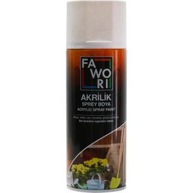 Fawori RAL9003 Akrilik Mat Beyaz Sprey Boya