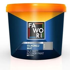 Fawori Silikonlu Mat 2.5 lt Somon İç Cephe Boyası