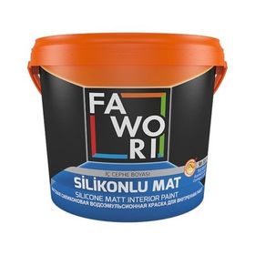Fawori Silikonlu Mat Zencefil 15 lt Antibakteriyel İç Cephe Boyası