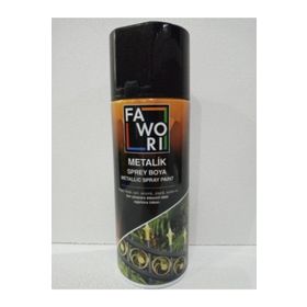 Fawori Siyah 400 ml Metalik Sprey Boya