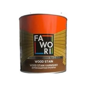 Fawori Wood Stain Naturel 2,5 lt Vernikli Ahşap Koruyucu