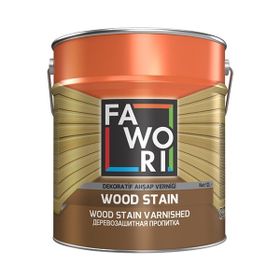 Fawori Wood Stain Şeffaf 12 lt Vernikli Ahşap Koruyucu