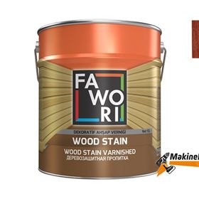 Fawori Wood Stain Teak 0,75 lt Vernikli Ahşap Koruyucu
