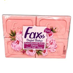 Fax 4x125 gr Doğal Bahçe Şakayık Klasik Kalıp Sabun
