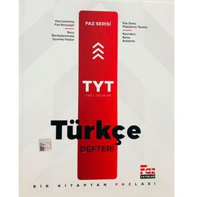 Faz Yayınları TYT Türkçe Defteri