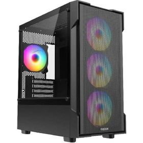Fazeon F1 F1M650BBM Fanlı 650 W Siyah Micro ATX Gaming Bilgisayar Kasası