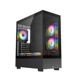 Fazeon F1 F1M650BBM Fanlı 650 W Siyah Micro ATX Gaming Bilgisayar Kasası
