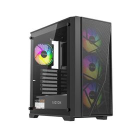 Fazeon F12 F12A650BBM ARGB Fanlı 650 W ATX Gaming Bilgisayar Kasası