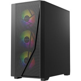 Fazeon F12 F12A650BBM ARGB Fanlı 650 W ATX Gaming Bilgisayar Kasası