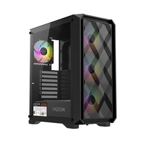 Fazeon F4 F4E650BBM ARGB Fanlı 650 W ATX Gaming Bilgisayar Kasası