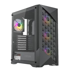 Fazeon F8 F8E650BBM ARGB Fanlı 650 W E-ATX Gaming Bilgisayar Kasası