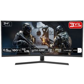 Fazeon X34F180QP 34 inç 180Hz 0.5ms VA UWQHD Curved Oyuncu Monitörü