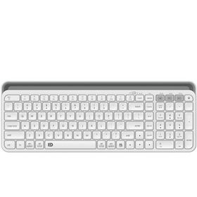 Fd K912T Beyaz 2.4 Ghz Bluetooth 3.0 ve 5.0 Dual Mode Kablosuz Klavye