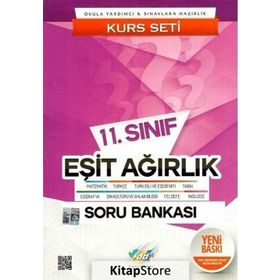 Fdd Yayınları 11. Sınıf Kurs Seti Eşit Ağırlık Soru Bankası