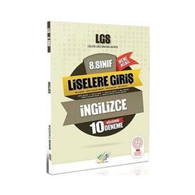 Fdd Yayınları 8. Sınıf LGS İngilizce 10 Deneme